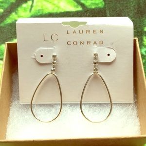 Lauren Conrad Simulated Crystal Teardrop Earring